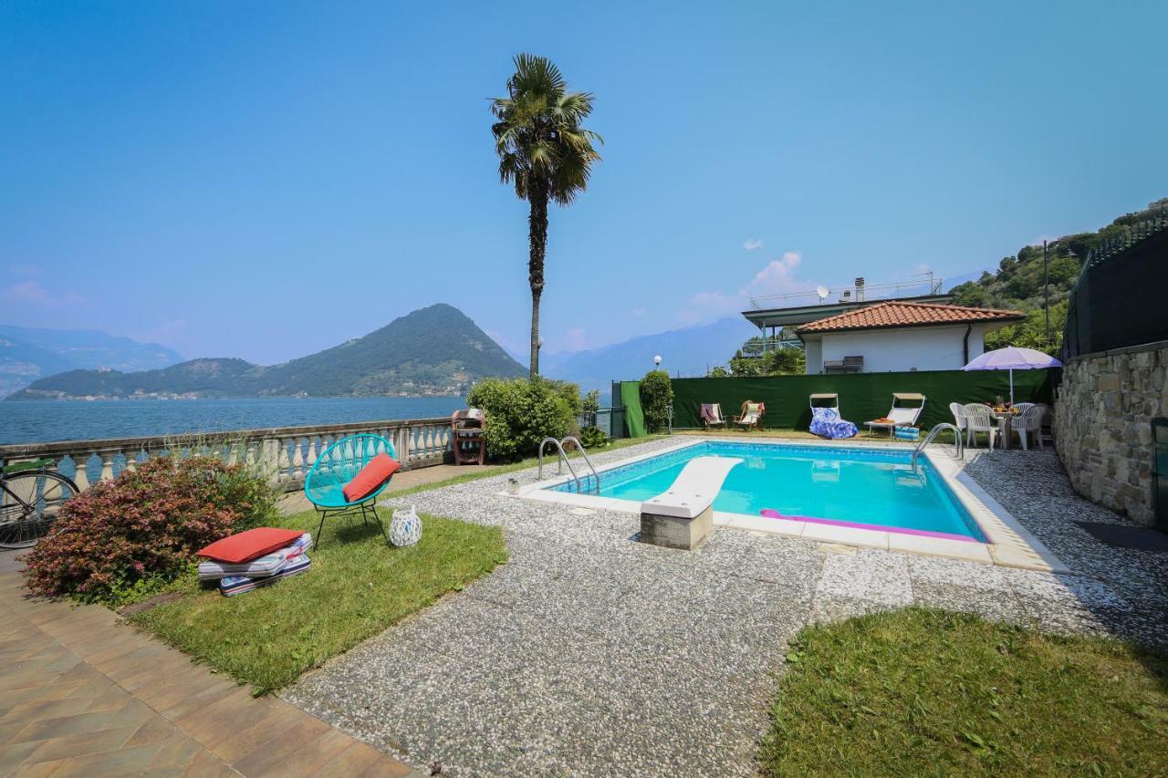 La Casa Sul Lago D'Iseo Sulzano Luaran gambar